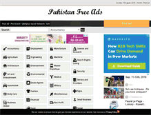 Tablet Screenshot of pakistan.qtellfreeads.com