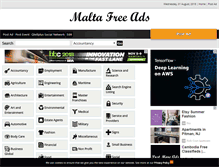 Tablet Screenshot of malta.qtellfreeads.com
