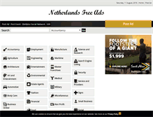 Tablet Screenshot of netherlands.qtellfreeads.com