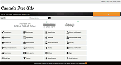 Desktop Screenshot of canada.qtellfreeads.com
