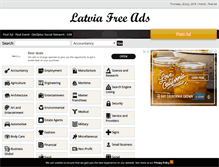 Tablet Screenshot of latvia.qtellfreeads.com